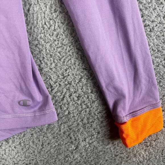 Champion Perfomance Pullover Top Womens M Lavender Orange 1/4 Zip  Power Flex - Picture 5 of 14